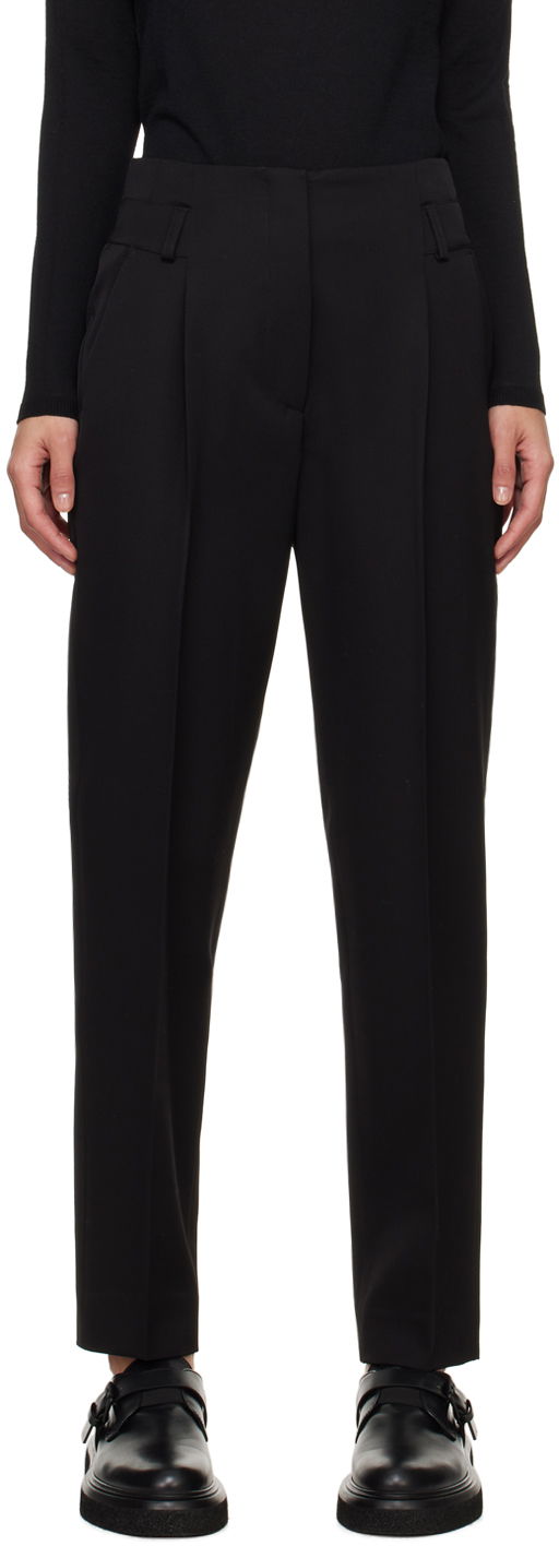 Nohavice Max Mara Black Pleated Dress Trousers Čierna | 2411131151600, 0