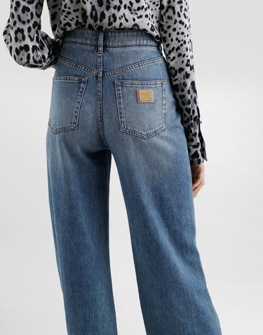 Džínsy Dolce & Gabbana Dolce & Gabbana Cigarette Jeans Modrá | FTC79DG8MM2S9001, 3