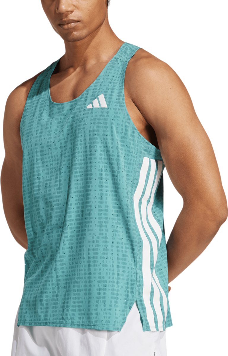 Tielko adidas Originals Adizero Running Singlet Tyrkysová | jv7161, 0