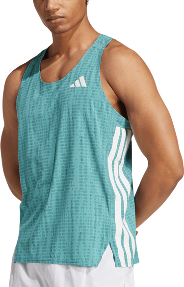 Tielko adidas Originals Adizero Running Singlet Tyrkysová | jv7161, 0