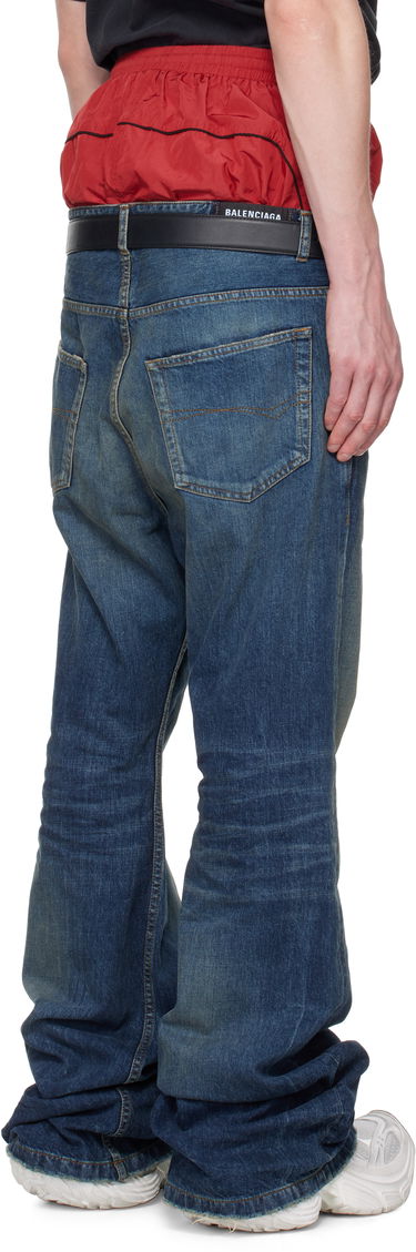Džínsy Balenciaga Balenciaga Layered Jeans Modrá | 814224TRW62, 2