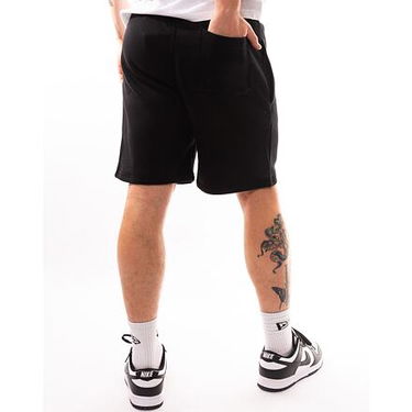 Šortky New Era Essentials Shorts Black / White Čierna | 60416739, 4