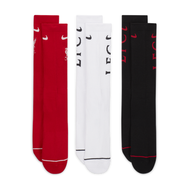 Ponožky Nike Liverpool Everyday Socks 3 Pairs Červená | FD1403-902, 4