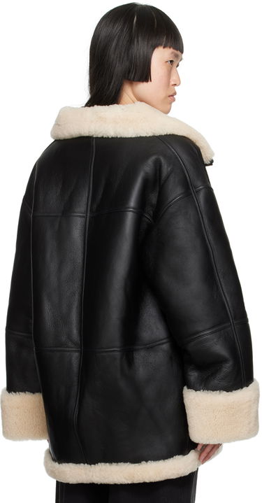 Bunda TOTEME TOTEME Signature Shearling Jacket Čierna | 214-122-606, 2