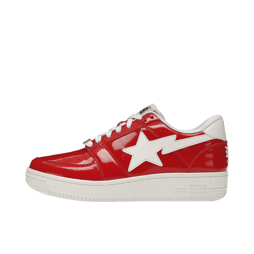 Tenisky a topánky BAPE Bape Sta Low "Patent Red" Červená | 1G30191010 RED