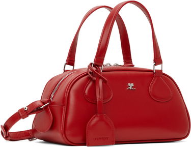 Kabelka Courrèges Courrèges Friday Bowling Leather Bag Biela | 125GSA167CR0065, 4