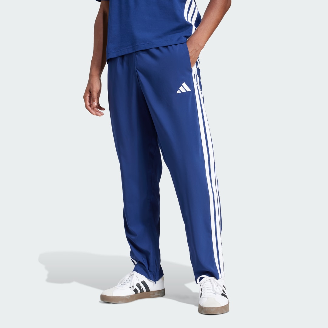 Tepláky adidas Performance Open Hem 3-Stripes Track Pants Modrá | JE6400, 0