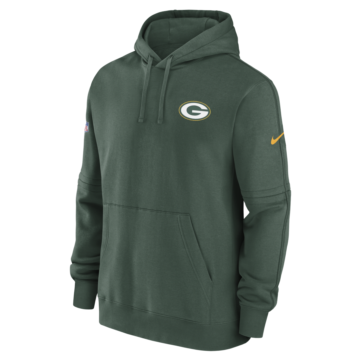 Mikina Nike NFL Green Bay Packers Sideline Club Zelené | HF1036-323, 0
