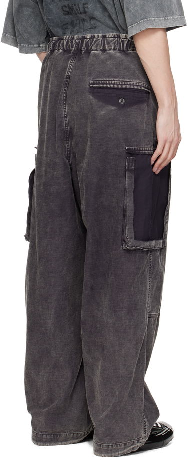 Cargo nohavice Maison MIHARA YASUHIRO Maison MIHARA YASUHIRO Cotton Satin Cargo Pants Šedá | J14PT172, 2