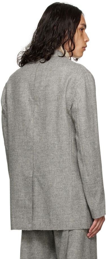 Bunda R13 R13 Raw Cut Blazer Šedá | R13MR183-R269A, 2