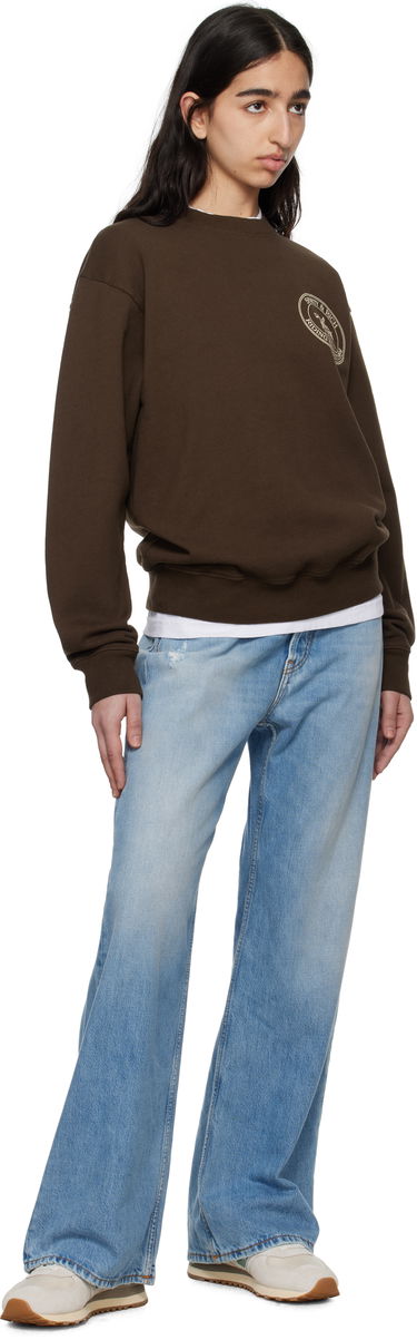 Sveter Sporty & Rich Sporty & Rich 'Riding Club' Sweatshirt Hnedá | ST071612244BR03, 3