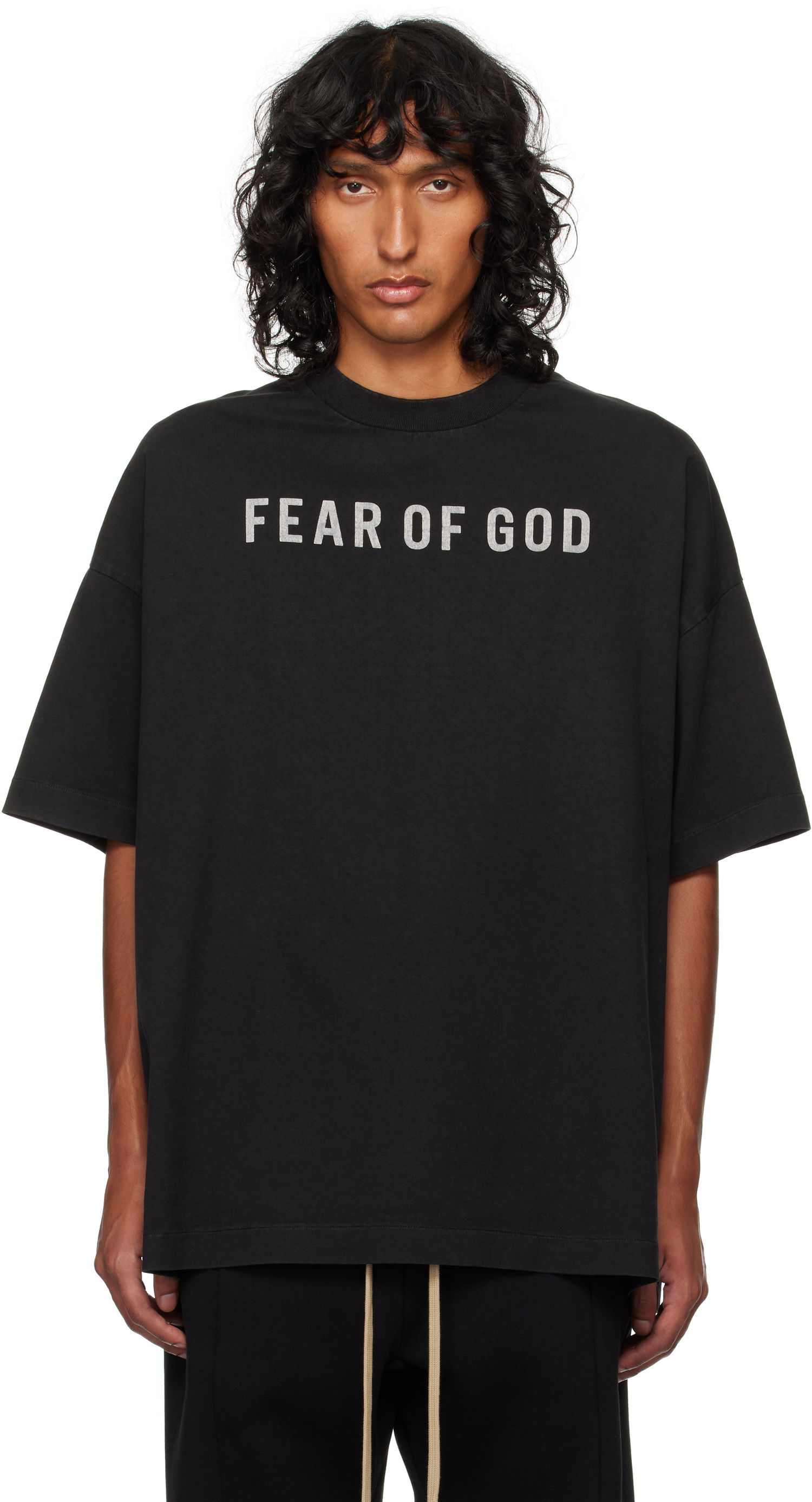 Tričko Fear of God T-shirt With Print Čierna | FG24FW50-10155LGHWJ, 0