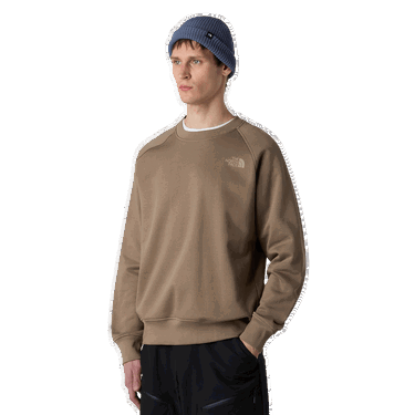 Mikina The North Face The North Face Raglan Box NSE Crew Sweatshirt Hnedá | NF0A89FAE1Q1, 0