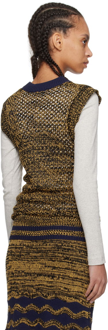 Sveter Wales Bonner Wales Bonner Shade Knit Vest Žltá | US25KN31-KN04-5190, 2