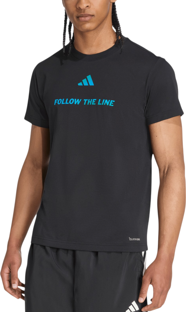 Tričko adidas Originals Follow the Line T-Shirt Čierna | jx3181, 0