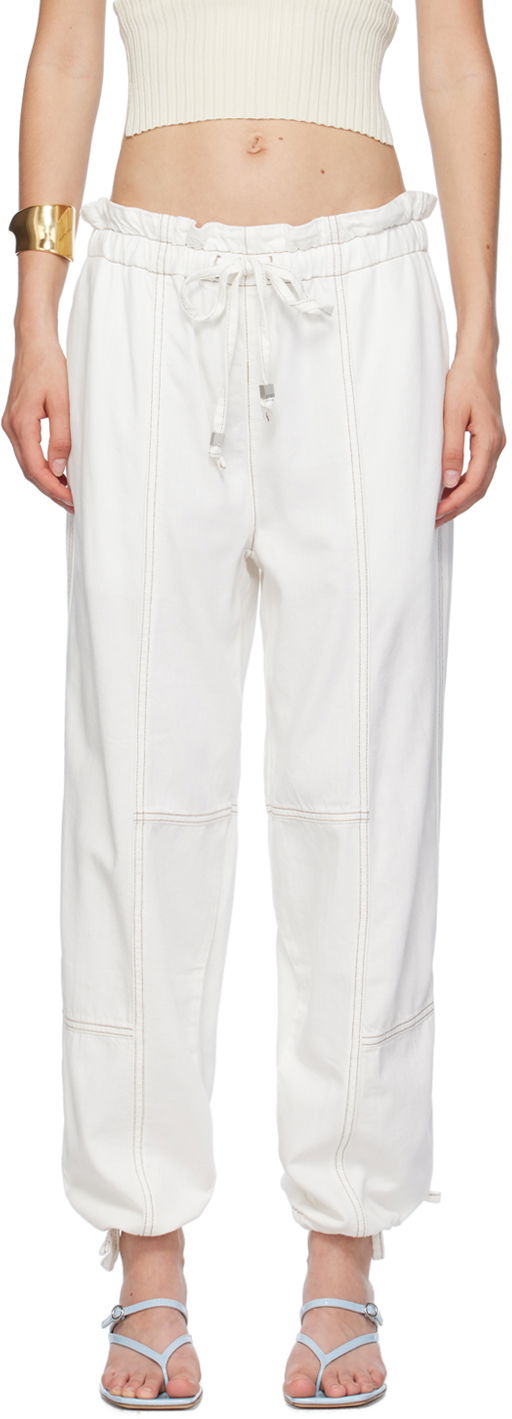 Tepláky rag & bone Rag & Bone Ultra Featherweight Jordan Pants Biela | WDD24P2992FYWH, 0
