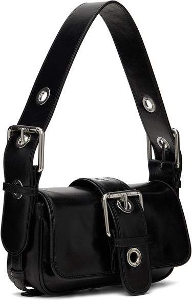 Taška cez rameno BY FAR BY FAR Eloise Leather Shoulder Bag Čierna | MWBSB015CL034BK001PL, 1