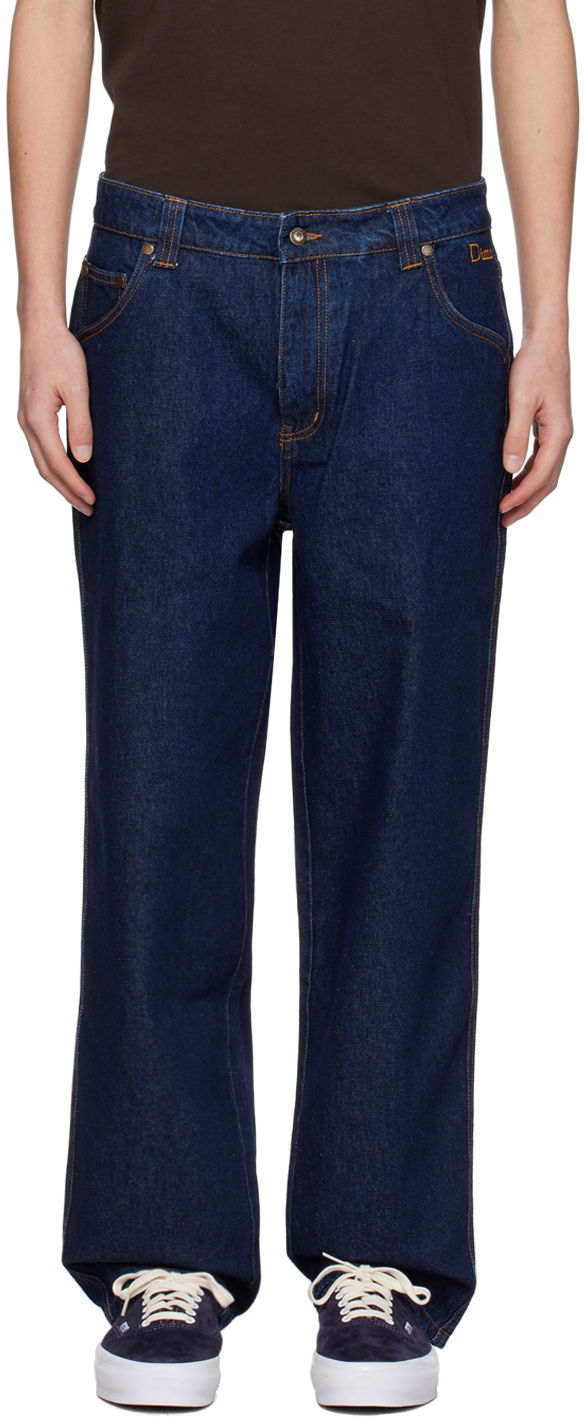 Džínsy Dime Indigo Classic Relaxed Jeans Navy | DIMESP2433IND