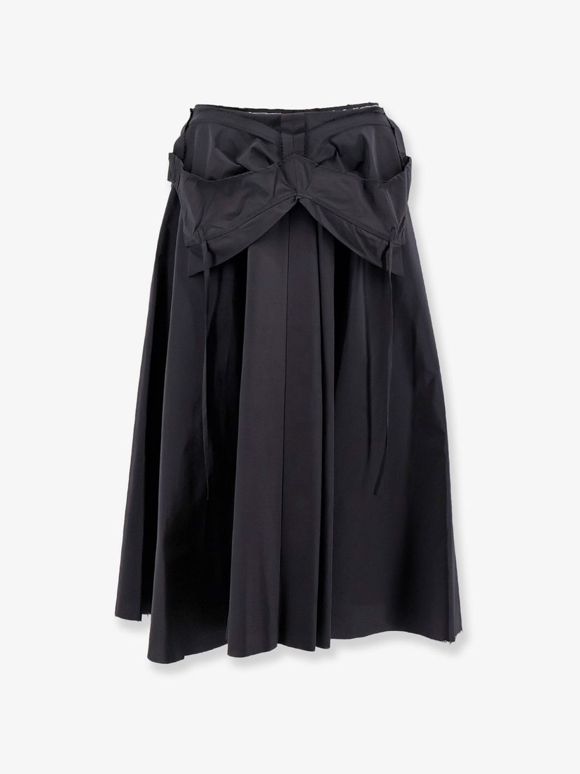 Sukňa Maison Margiela Midi Skirt Čierna | S51ME0026M35131900