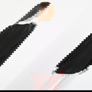 Dres adidas Originals 3S Jaquard Long Sleeve Jersey Čierna | KD2897, 2