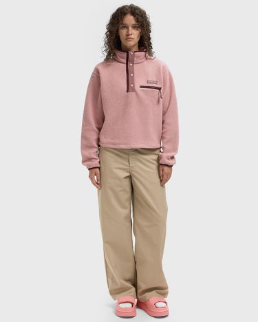 Sveter Columbia Helvetia™ II Cropped Half Snap Fleece Pullover Ružová | 2092231659, 1