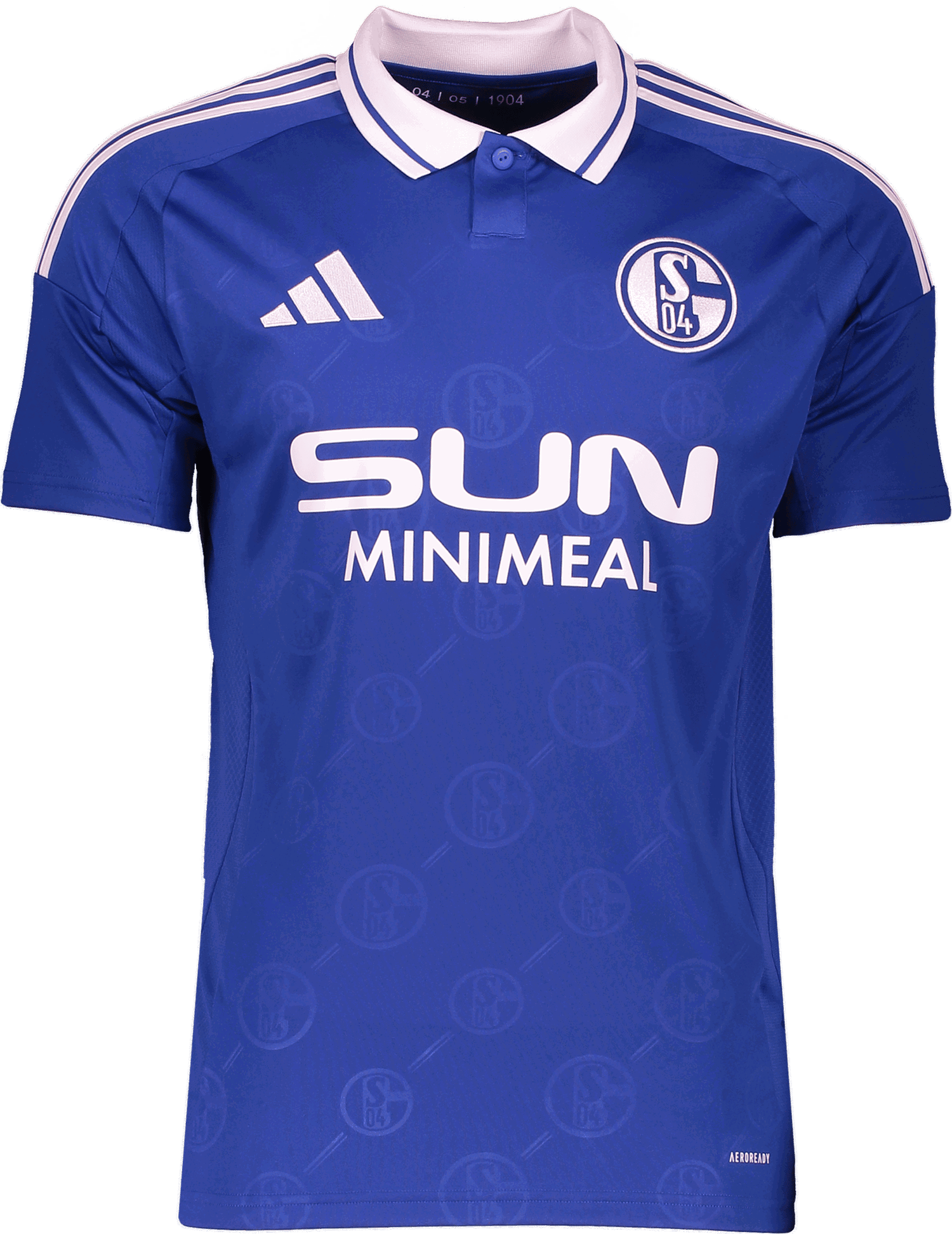 Dres adidas Originals FC Schalke 04 Polo Short-Sleeve AEROREADY Jersey 2024/2025 Modrá | 5s04iv9679, 0