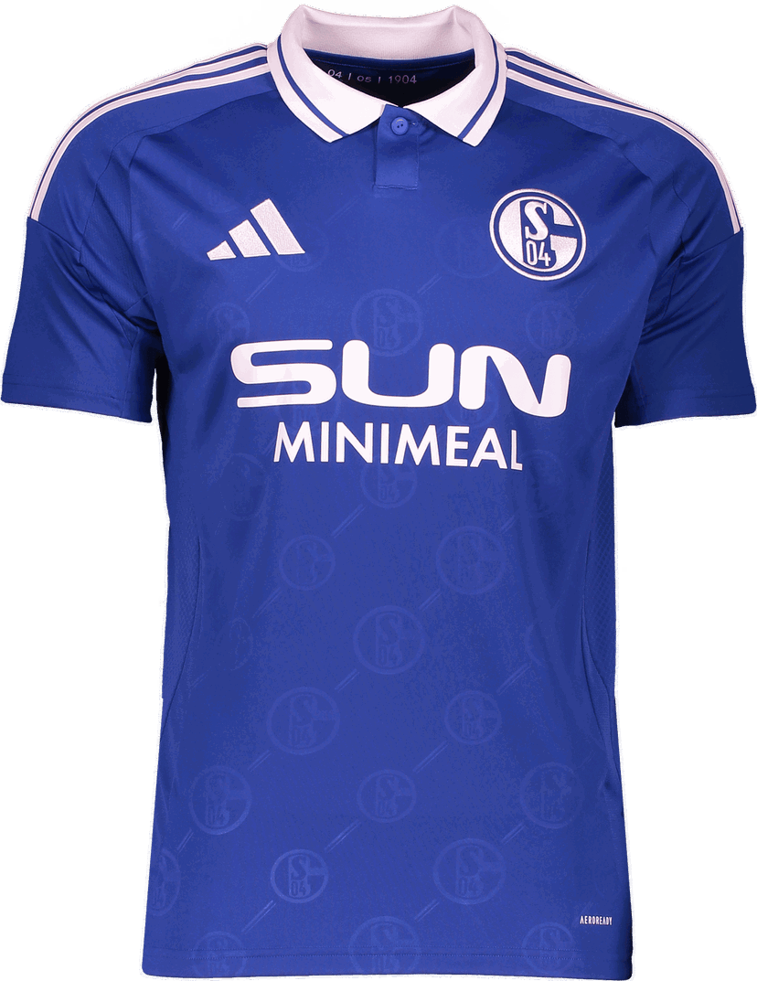 Dres adidas Originals FC Schalke 04 Polo Short-Sleeve AEROREADY Jersey 2024/2025 Modrá | 5s04iv9679