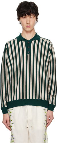 Bode Hogan Stripe Polo