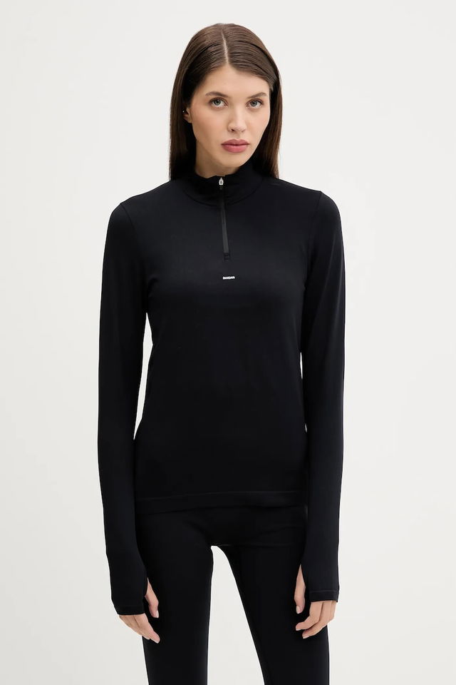 Pangaia Plant-Stretch Zipped Long Sleeve Top
