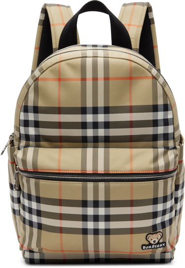 Batoh Burberry Burberry Check Backpack Béžová | 8108445, 0