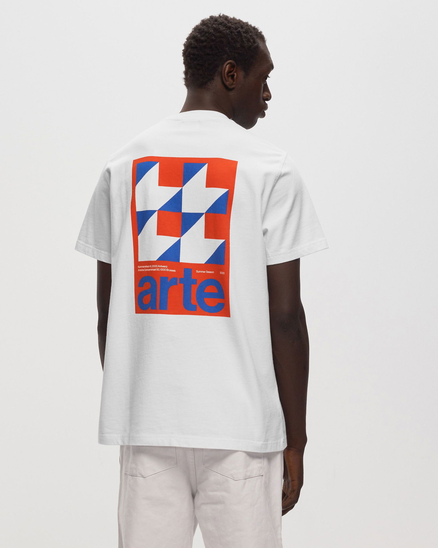 Tričko Arte Antwerp Geometric Print T-Shirt Čierna | SS23-013T-W, 0