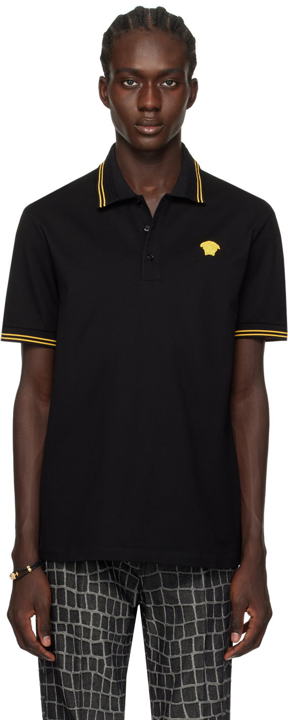 Polo tričko Versace Medusa Polo Čierna | 1013910_1A09860