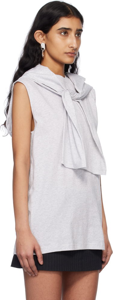 Tielko Acne Studios Acne Studios Layered Tank Top Šedá | AL0465-, 1