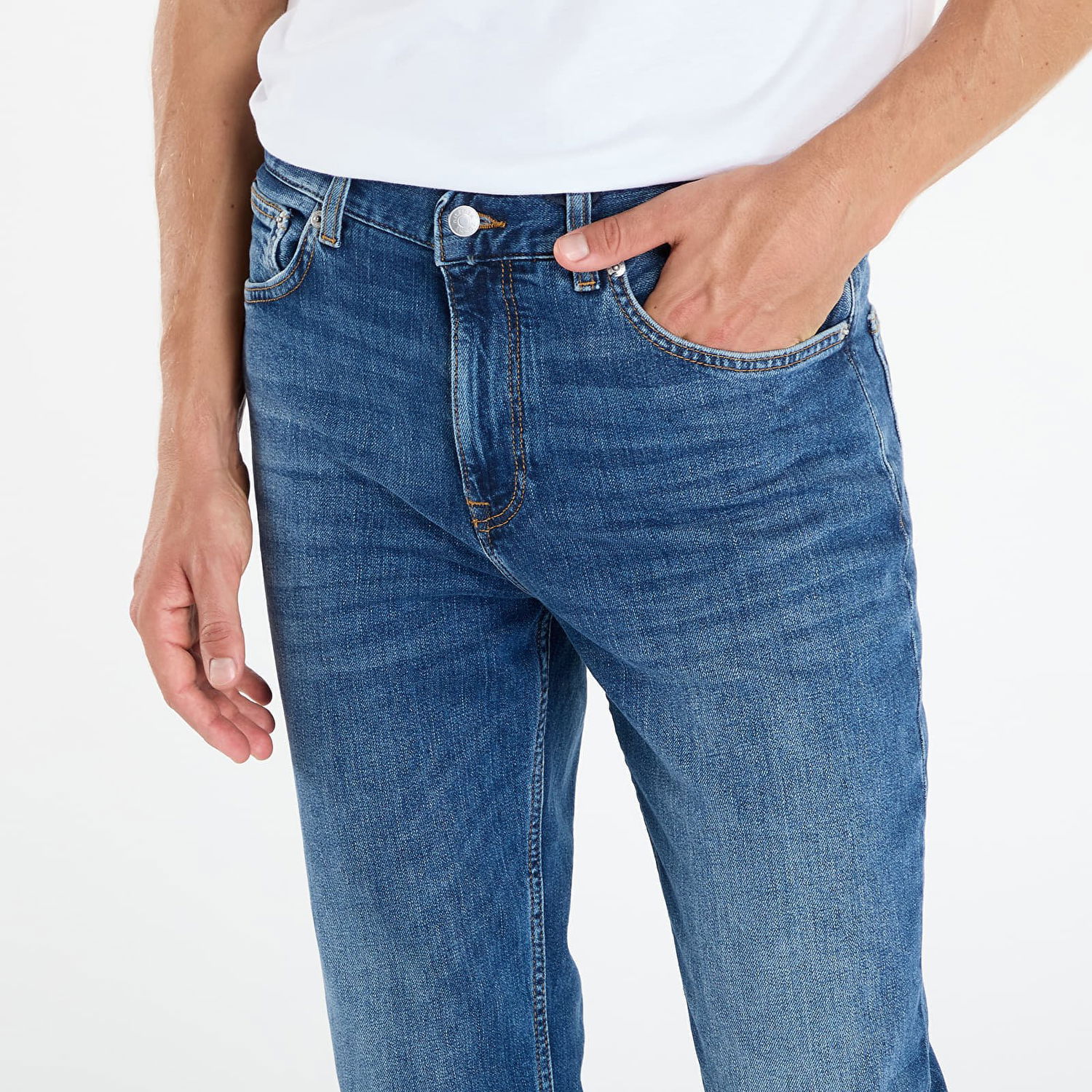 Džínsy Tommy Hilfiger Tommy Hilfiger Denton Straight Jeans W34/L32 Modrá | MW0MW40367 1A8, 1