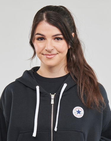 Mikina Converse Retro Chuck Hoodie Čierna | 10025888-A01, 4