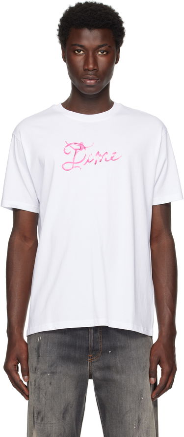 Tričko Dime Dime Satin Graphic T-Shirt Biela | DIMESU2554WHT, 0