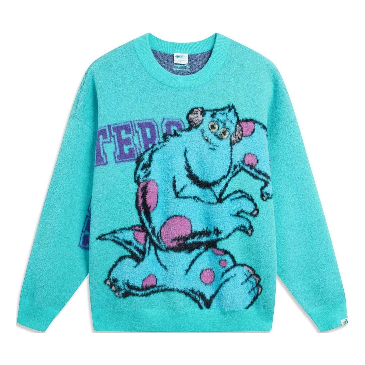 Sveter Li-Ning Disney Monster University Graphic Sweatshirt Modrá | AMBT141-2, 0
