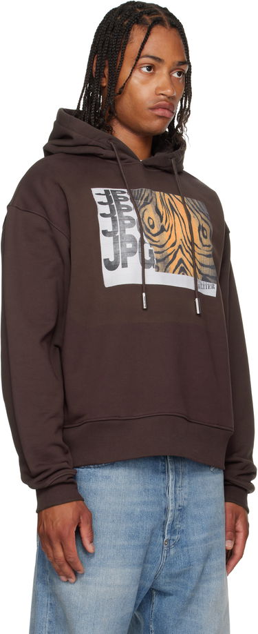 Mikina Jean Paul Gaultier Jean Paul Gaultier Printed Hoodie Hnedá | 25/03-W-TO296-J003-710060, 1