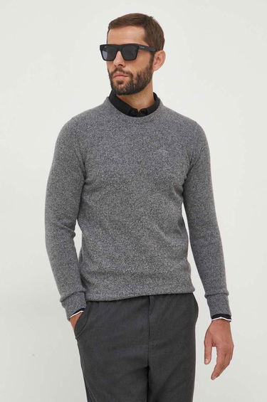 Sveter Barbour Crewneck Sweater Šedá | MKN0844, 0