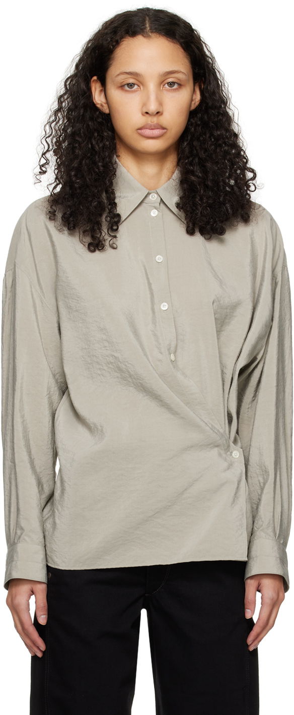 Košeľa LEMAIRE Twisted Button-Up Shirt Zelené | SH1032 LF208, 0