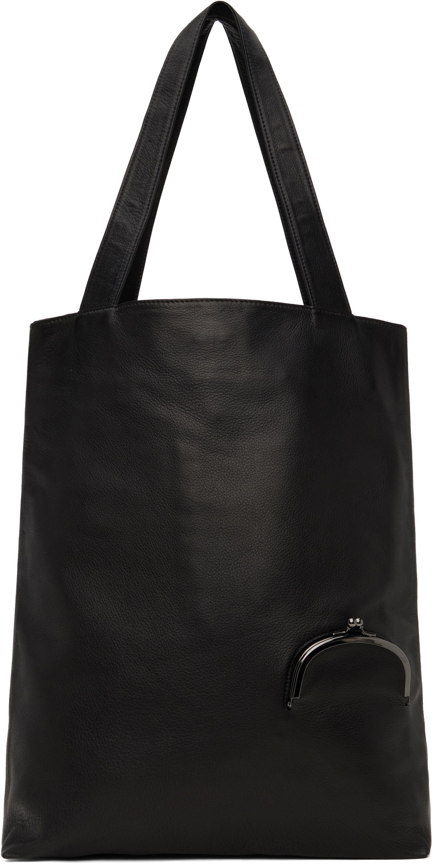 Tote bag Yohji Yamamoto Yohji Yamamoto Clasp Tote Bag Čierna | DA-I84-785, 0