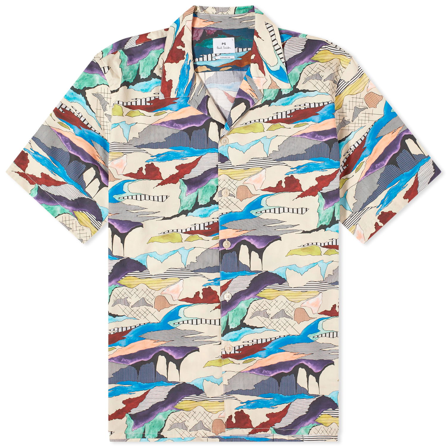 Košeľa Paul Smith Paul Smith Abstract Vacation Shirt Rôznofarebný | M2R-695U-M21964-02, 1