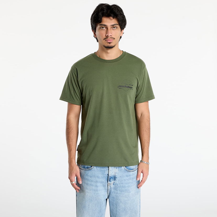 Tričko Horsefeathers T-Shirt Shank Zelené | SM1396A