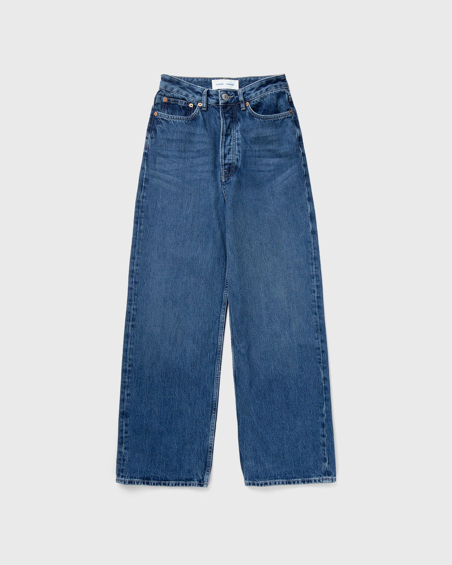 Džínsy Samsoe Samsoe Shelly Wide Leg Jeans Modrá | F23400141-LEGEND, 1