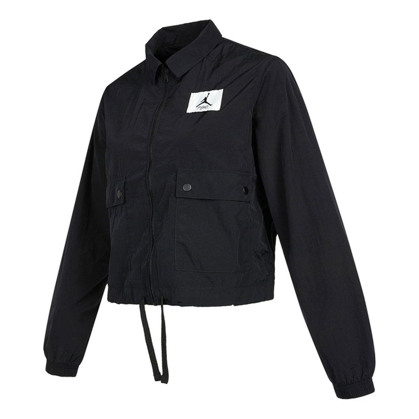 Vetrovka Jordan Air Jordan Essentials Light Water Repellent Woven Short Jacket Čierna | DD6993-010