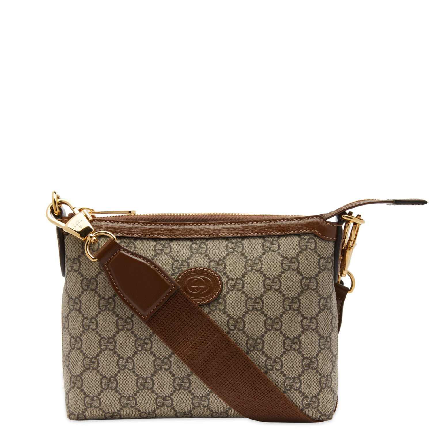 Ľadvinka Gucci GG Supreme Monogram Cross Body Bag Béžová | 760021-92THG-8563, 0
