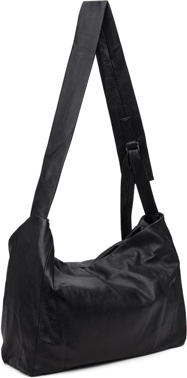 Taška cez rameno Yohji Yamamoto YOHJI YAMAMOTO Puff Leather Shoulder Bag Čierna | DA-I78-791, 2