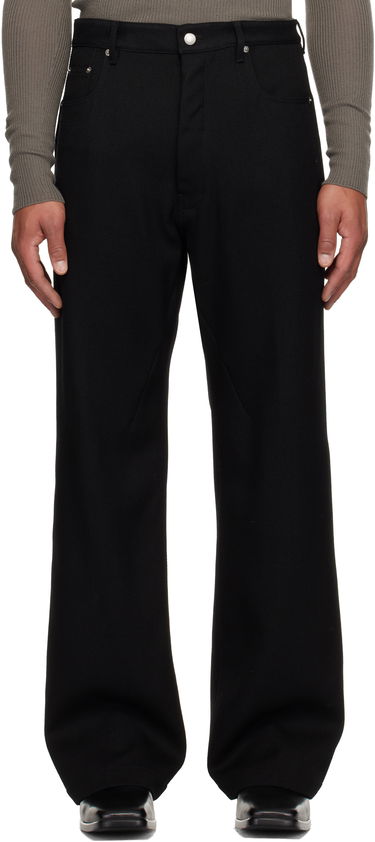 Nohavice Rick Owens Concordians Geth Wide-leg Twill Trousers Čierna | RU02E1333 WD, 0