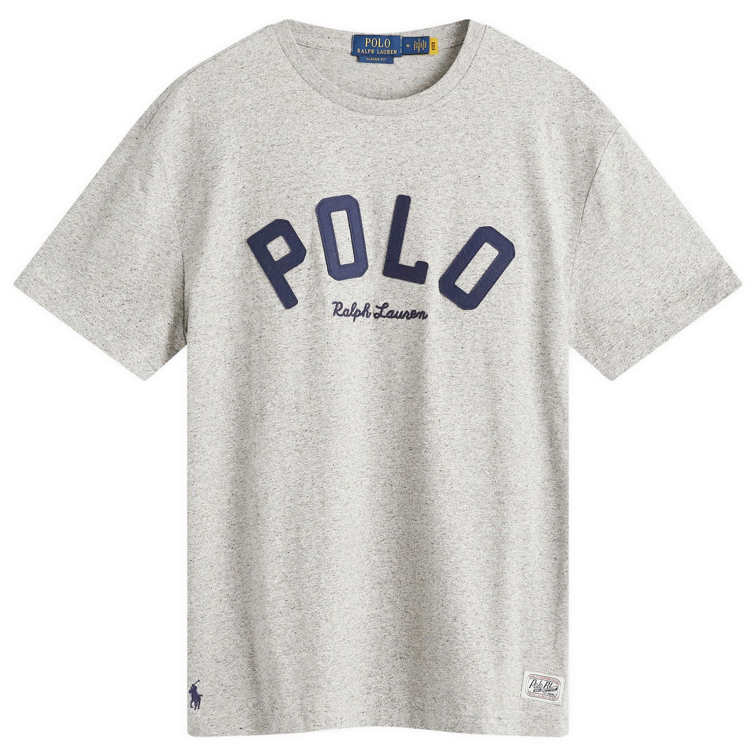 Tričko Polo by Ralph Lauren Polo Ralph Lauren Men's College Logo T-Shirt in Dark Vintage Heather, Size Large | END. Clothing Šedá | 710952043003, 0