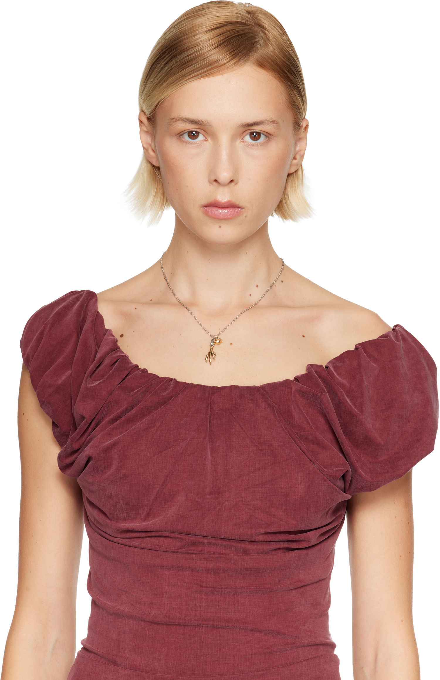 Náhrdelník Vivienne Westwood Joselita Chicken Foot Orb Charm Necklace Rôznofarebný | 630203H8-02R042-, 1